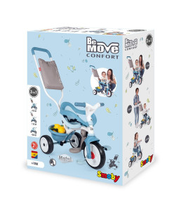 SMOBY - TRICYCLE BE MOVE CONFORT BLEU