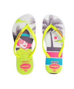 HAVAIANAS - SLIM STYLE MIX WHITE F72