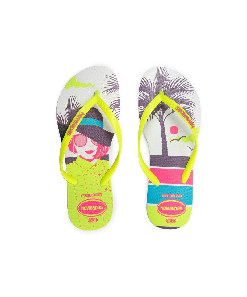 HAVAIANAS - SLIM STYLE MIX WHITE F72
