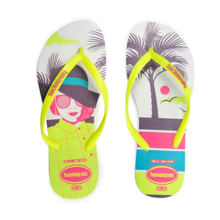 HAVAIANAS - SLIM STYLE MIX WHITE F72