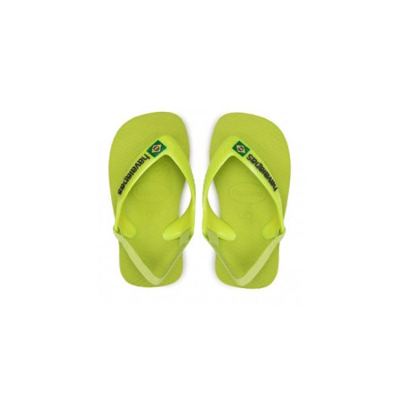 HAVAIANAS - BABY BRASIL LOGO II GALACTIC GREEN