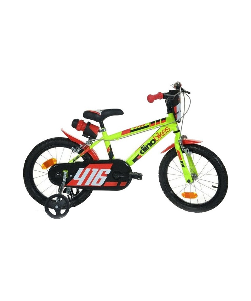 DINO BIKES - DINO BIKE 16" MTB BALL BEARING FLUO YELLOW - 416US-03