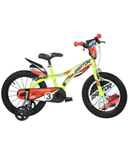 DINO BIKES - DINO BIKE 16" RAPTOR YELLOW - 616-03RP