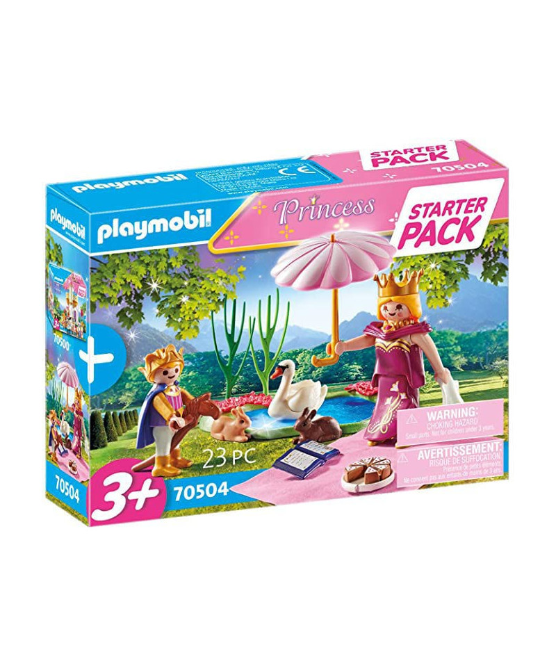 PLAYMOBIL - STARTER PACK REINE ET ENFANT