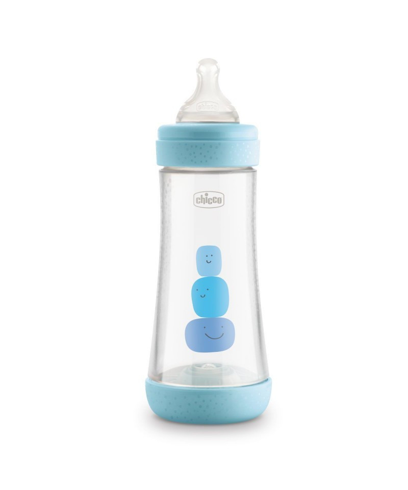 CHICCO - BIBERON EN PLASTIQUE PERFECT5 330ML BOY