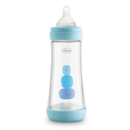 CHICCO - BIBERON EN PLASTIQUE PERFECT5 330ML BOY