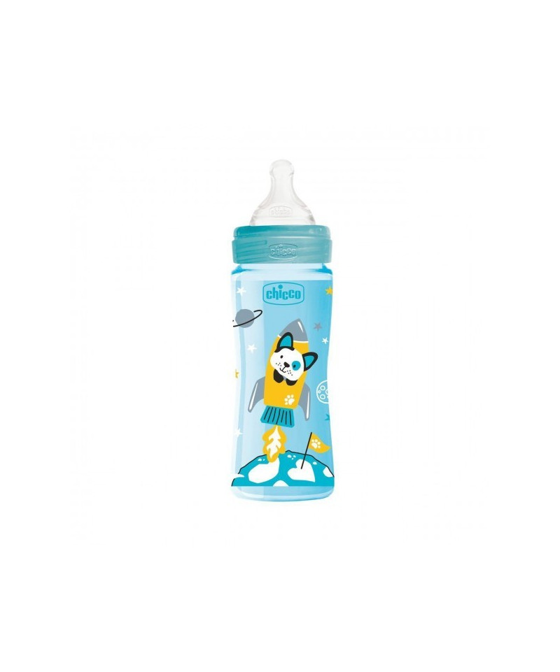 CHICCO - BIBERON EN PLASTIQUE 330ML BOY