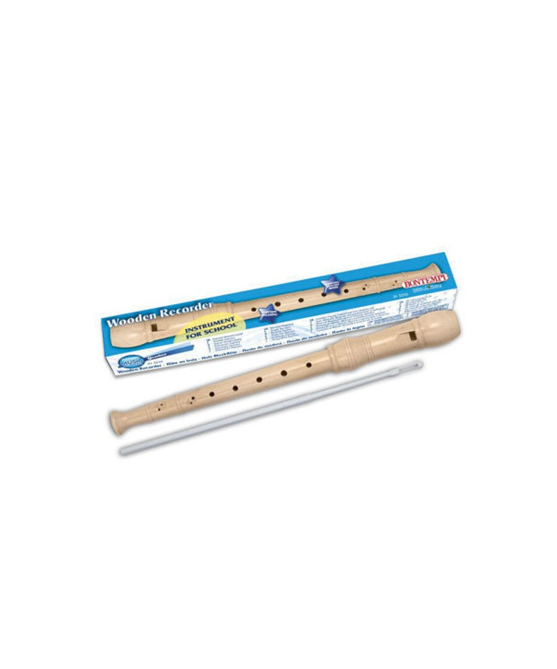 BONTEMPI - FLUTE SOPRANO DOIGTE BAROQUE AVEC DOUBLE TROU 313210