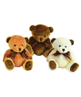 JEMINI - PELUCHE OURS NOEUD 15CM