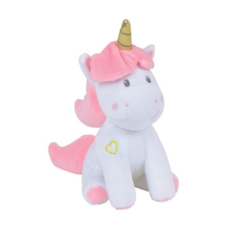 JEMINI - PELUCHE BEANBAG LICORNE 18CM