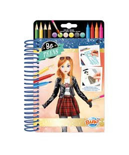 BUKI - CARNET DE MODE TENUES DE ROCK  CM103