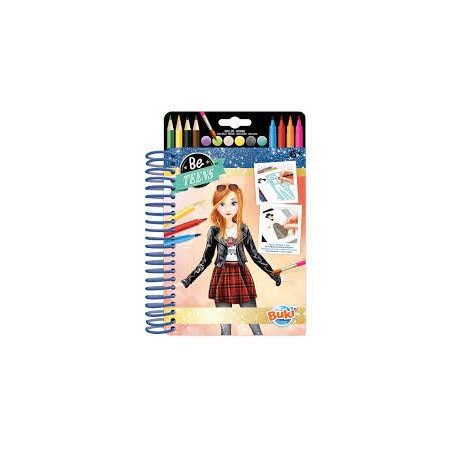 BUKI - CARNET DE MODE TENUES DE ROCK  CM103