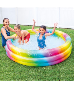 INTEX - PISCINE GONFLABLE RAINBOW  JUNIOR 168 X 38CM REF 58449NP