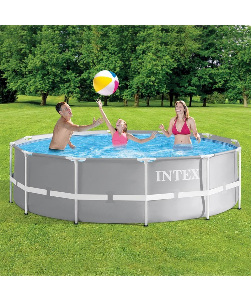 INTEX - PISCINE TUBULAIRE RONDE 3.66 X 0.99M REF 26716NP