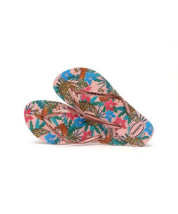 HAVAIANAS - SLIM TROPICAL BALLET ROSE/PINK RETRO METALLIC