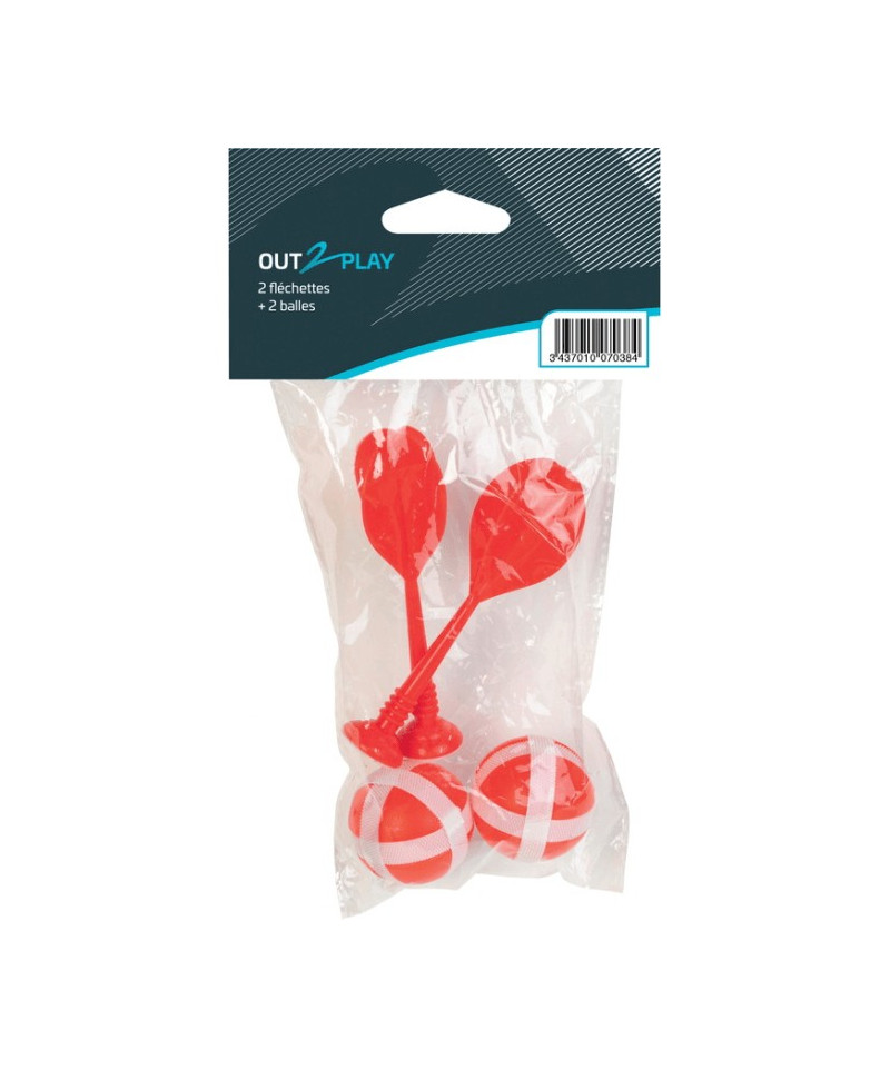 OUT2PLAY - 2 FLECHETTES ET 2 BALLES