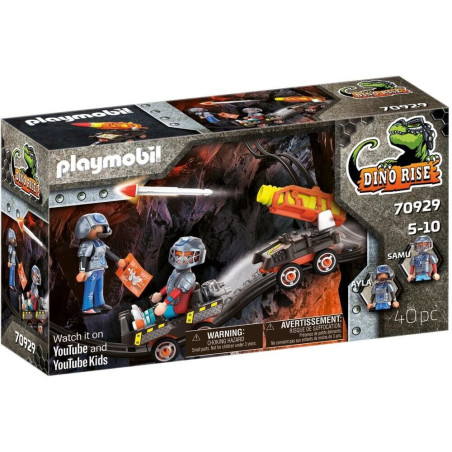PLAYMOBIL - VEHICULE DE TIR POUR DINO MINE 70929
