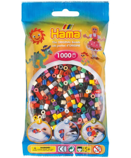 HAMA - SAC 1000 PERLES 22 COL