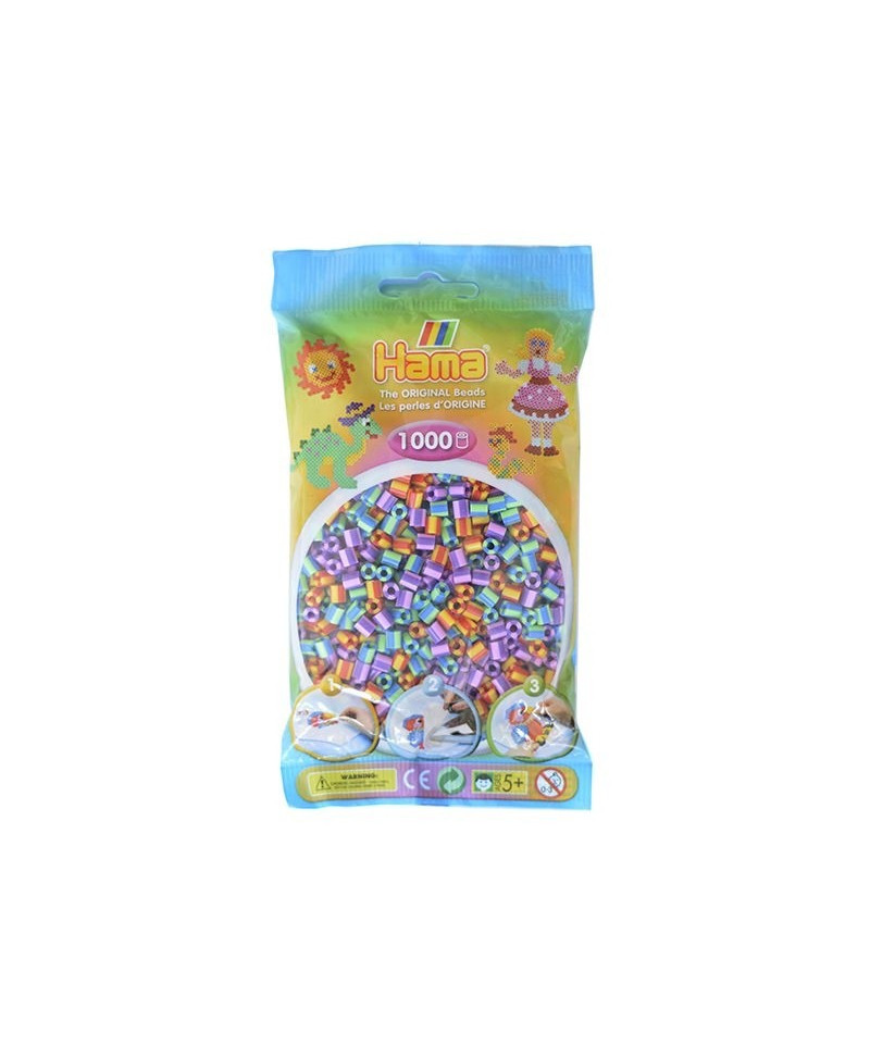 HAMA - SAC 1000 PERLES BICOLORES