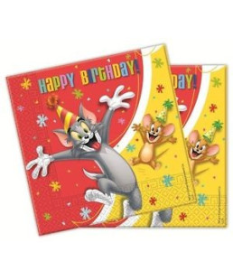 20PAP SERV 2PLIS 33*33CM TOM&JERRY 81272