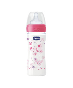 CHICCO BIBERON GIRL 250ML SIL
