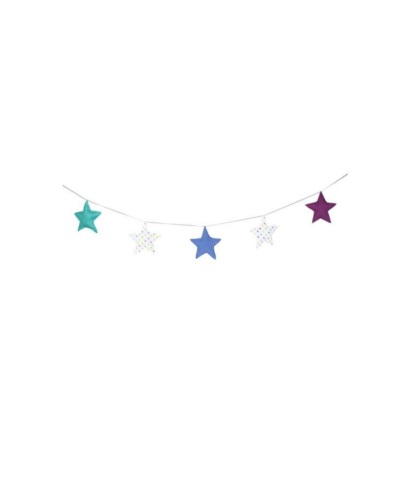 PETIT PRAIA - Guirlande (3,15 m.) 12 stars Funny Ones