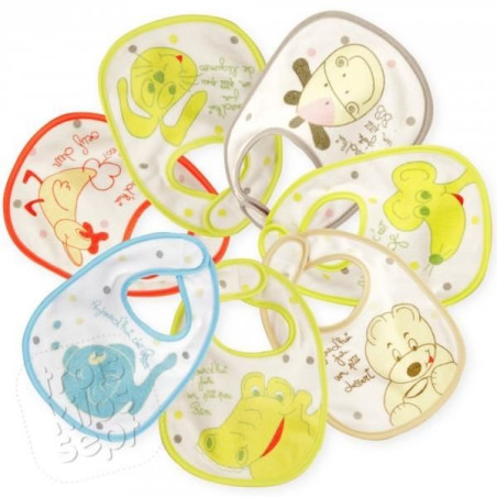 TROIS KILOS SEPT - BAVOIRS 1° AGE ÉPONGE DOUBLÉ ÉPONGE 22X30 VELCRO J'AI FAIM REF 8085020